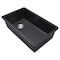 Msi Black Single Bowl 31in X 19in Quartz Undermount  Kitchen Sink ZOR-QTZ-SBSNK-0103 - alternate 3